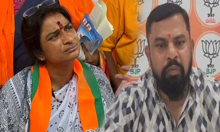 Madhavi Lata Again surfaced Targeting MLA Raja Singh, Focusing on BJP seat In Jubilee Hills By-poll
