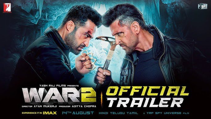 War 2 Trailer Drops — Jr. NTR and Hrithik Roshan Lead Intense Spy Thriller  