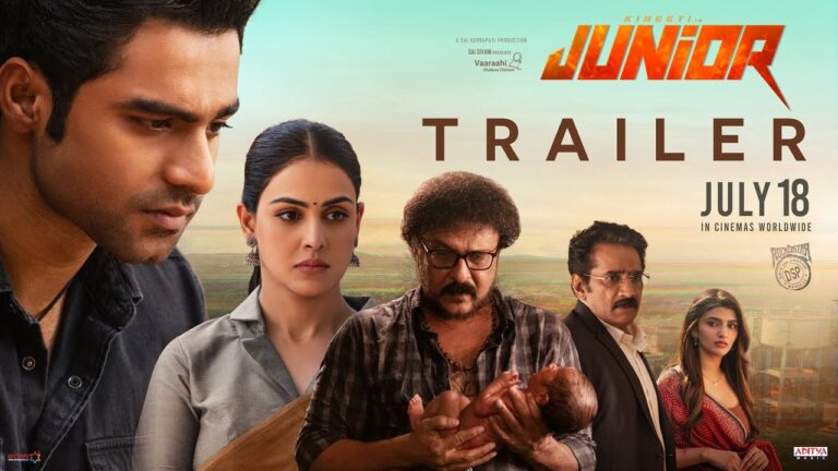 Kireeti Reddy Makes a Striking Debut in Junior Trailer  