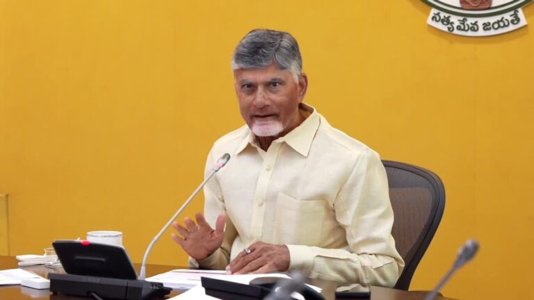 CM Chandrababu Asks CRDA officials To Take Up Amravati works on war Footing, Bring A New Look This season
