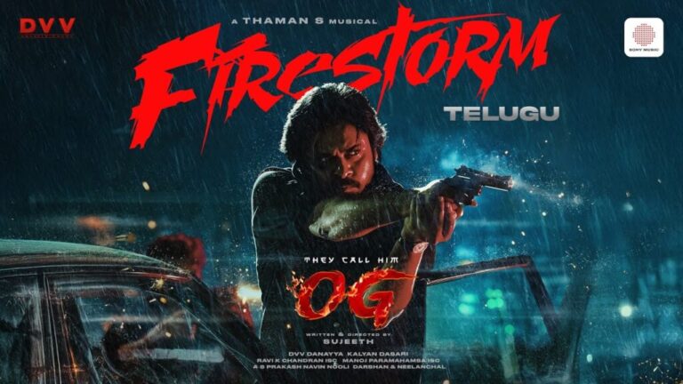 Power Star Pawan Kalyan’s OG Drops High-Energy Track ‘Fire Storm’ 