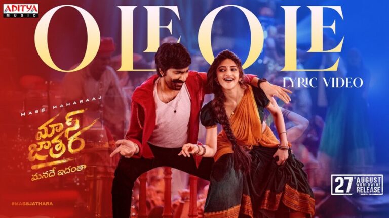 Ravi Teja’s Mass Jathara: “Ole Ole” Song Increases Anticipation Ahead of Release 