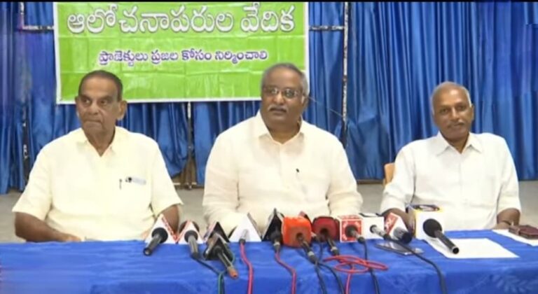 Retired IPS AB Venkateswara Rao Takes Up Irrigation projects visit on Aug 4,5&6