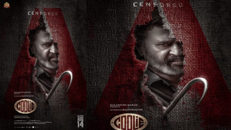 Rajinikanth’s “Coolie” Completes Censor Formalities, Set for August 14 Release