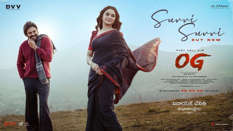 Pawan Kalyan’s OG Drops Second Single “Suvvi Suvvi” – A Refreshing Melodic Treat  