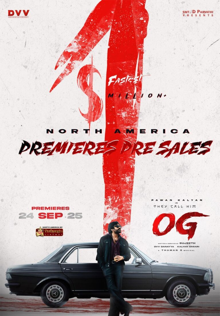 Power Star Pawan Kalyan’s OG Generates Massive Buzz As Pre-Sales Soar