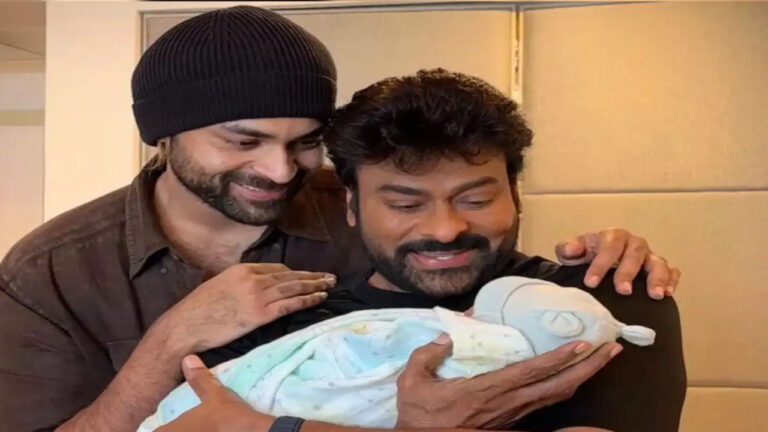 మెగా వారసుడికి చిరు దీవెనలు!