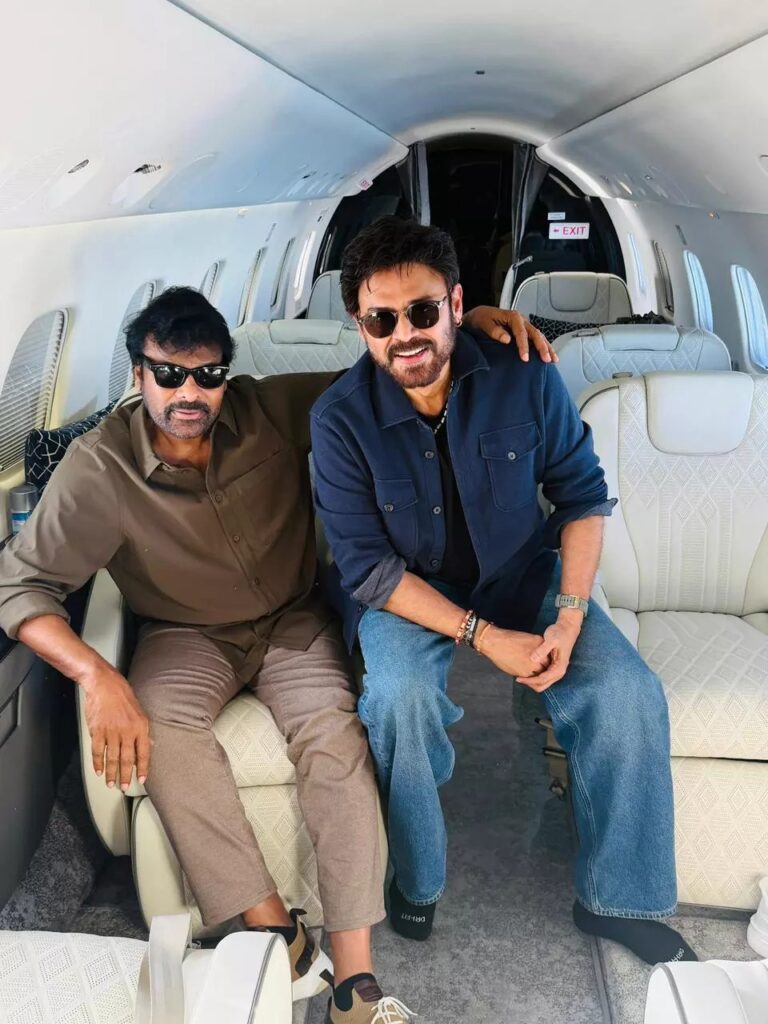 Chiranjeevi and Venkatesh’s Viral Photo Shows Off Their Unbreakable Bond