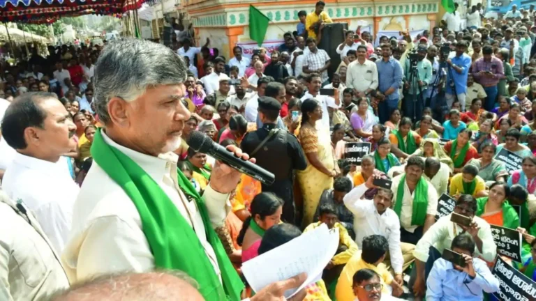 Election Break To Amaravati Farmers Stir