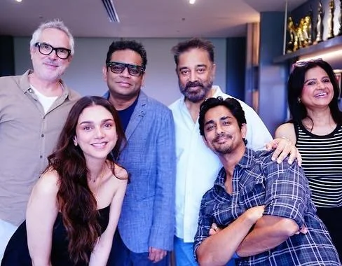  Kamal Haasan Met Alfonso Cuaron Alongside Mani Ratnam, Siddharth, AR Rahman, And Aditi Rao Hydari; Deets Inside