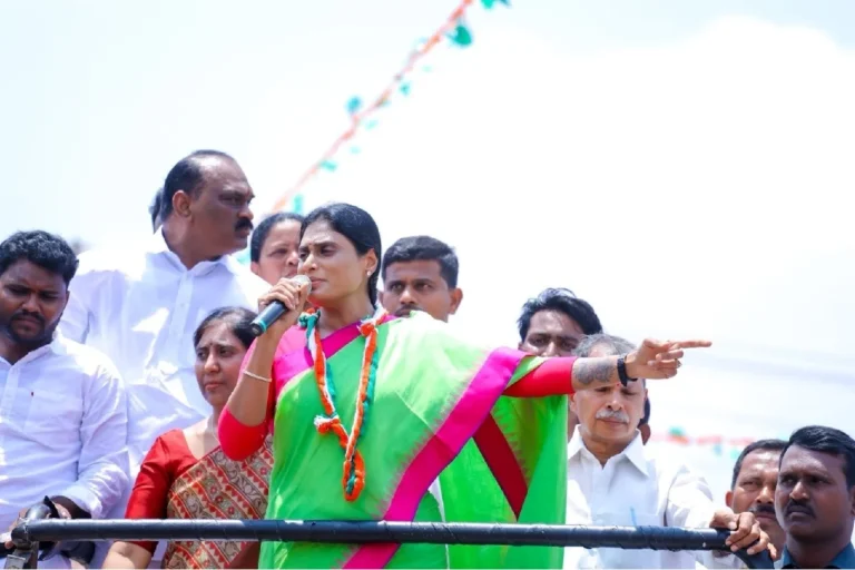 Sharmila Campaign In Pulivendula Led To Tension