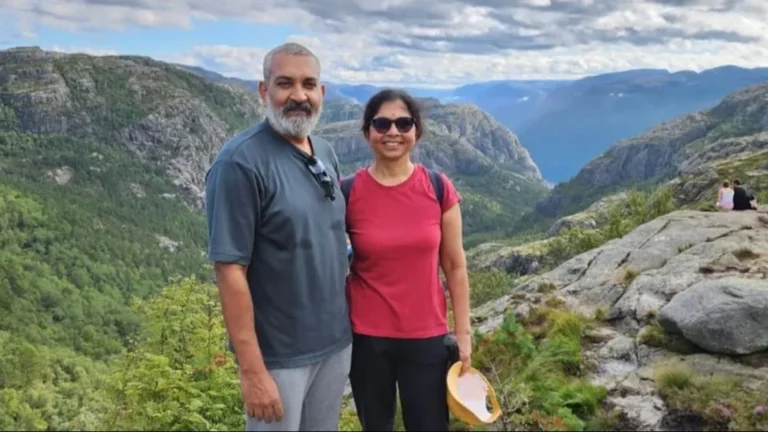 SS Rajamouli Dance Rehearsals With Wife Rama