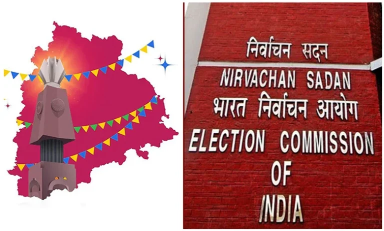 EC Nod To Telangana 10th  Formation Day Celebrations