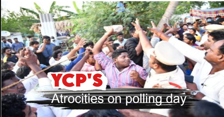 YCP goons resorts to attacks, kidnappings on polling day