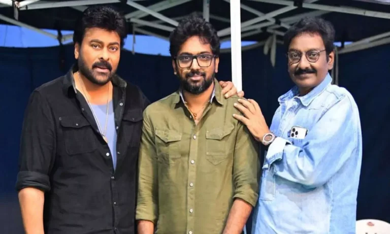 Director VV Vinayak Visits Chiranjeevi on ‘Vishwambhara’ Set