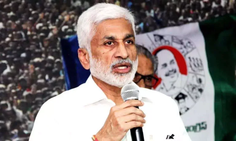 Vijayasai Reddy `silent warning’ To YCP Leaders, Says will  open A News Channel!