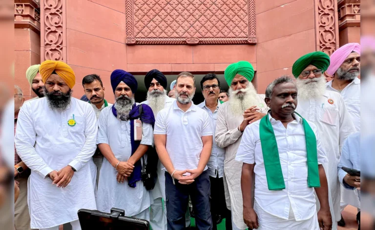 Farmers Meet Rahul Gandhi Day After Union Budget