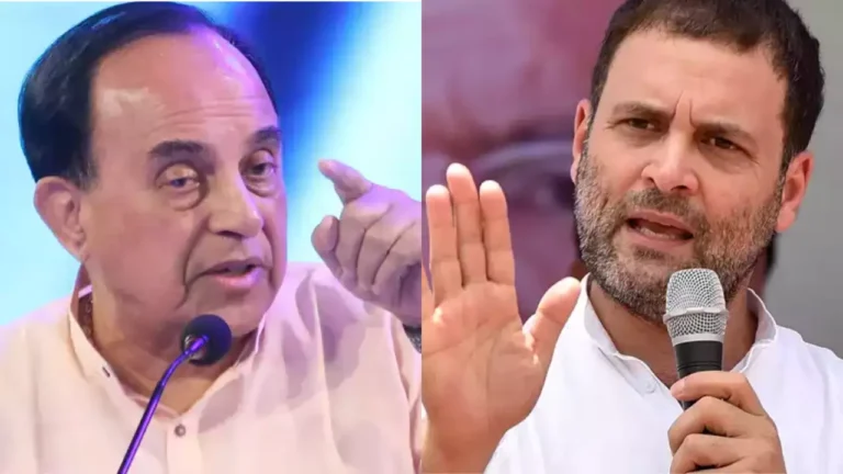 Swamy Files PIL In Delhi High Court To Cancel Rahul Gandhi’s Citizenship