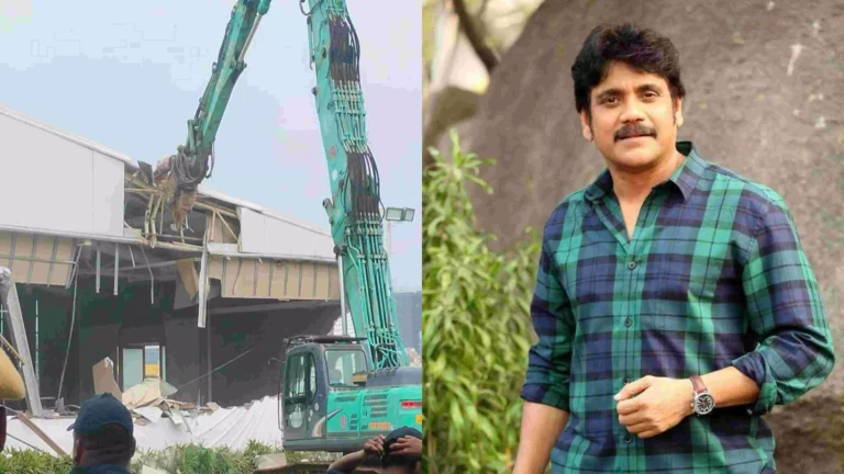 HYDRA officials Demolishing Actor Nagarjuna’s ‘N Convention’