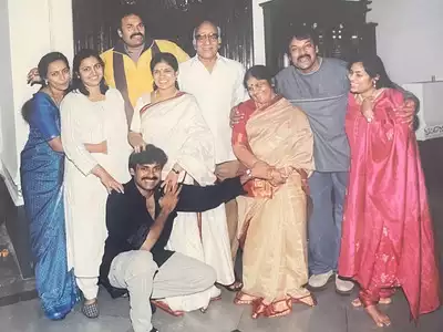 Tollywood megstar Chiranjeevi Remembers His Father with a Timeless Photo