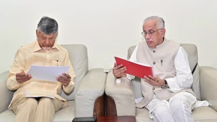 Chandrababu Briefed Governor Nazir on Flood Situation