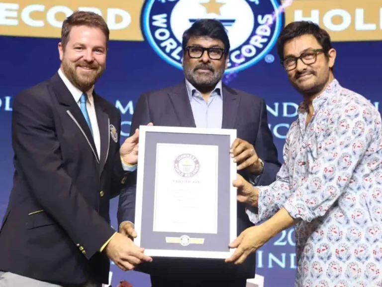 Megastar Chiranjeevi enters Guinness World Record