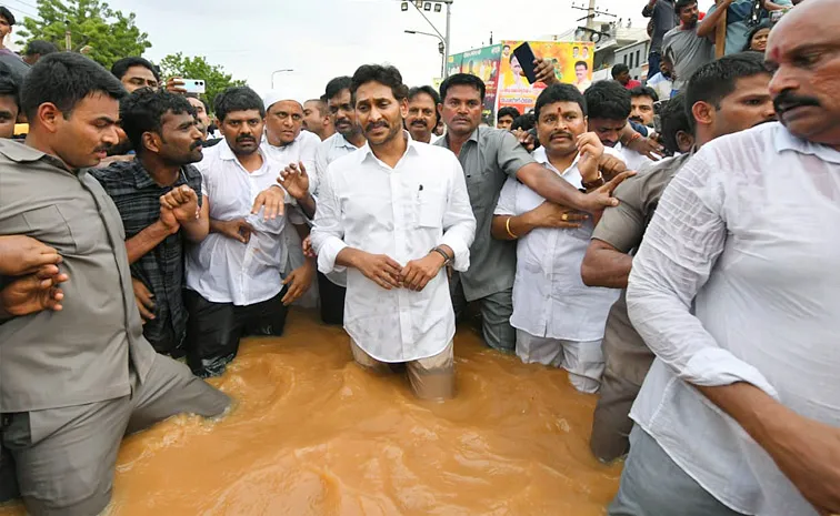 YS Jagan Criticizes Andhra Pradesh Government’s Flood Relief Efforts