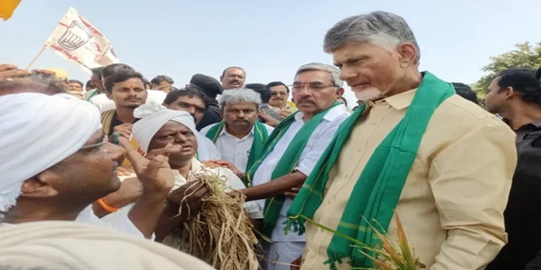 Chandrababu says Rs 10,000 Assistance per Acre of crop Loss