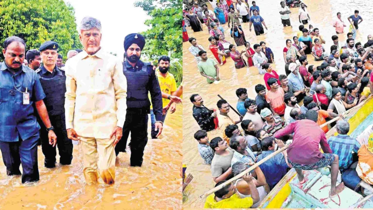 Chandrababu Assured None of Flood victims Need To Be panic