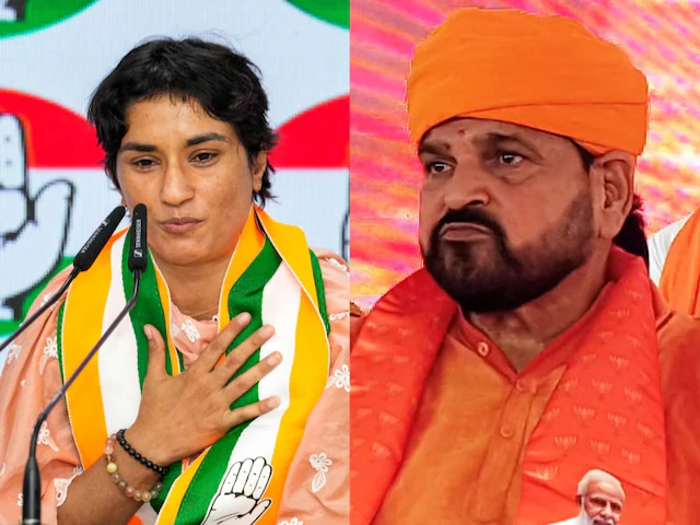 Brij Bhushan Accuses Vinesh Phogat of cheating, Congress of Conspiracy