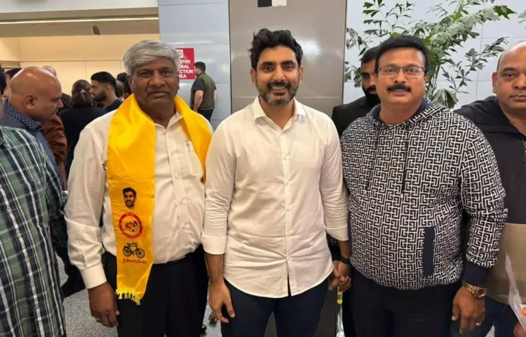 Nara Lokesh Accorded Unprecedented welcome In San Francisco on His US Tour