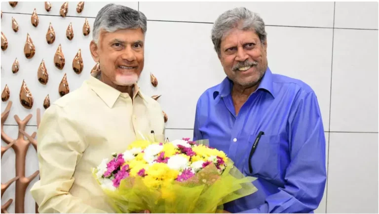 Kapil Dev Discussed with CM Chandrababu on setting Up A Golf Court In AP