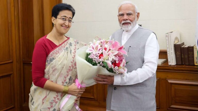 Delhi CM Atishi Meets PM Modi Amid Row over LG Saxena