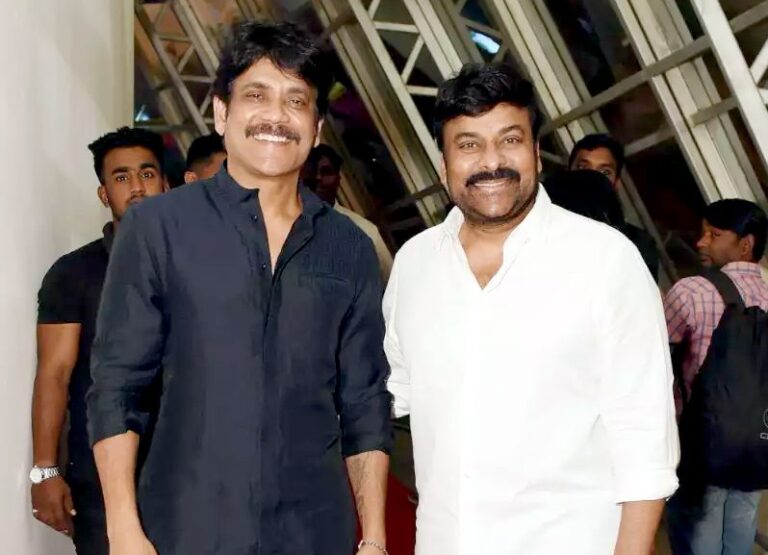 Chiranjeevi, Nagarjuna Grace Kalyan Jewelers’ Dasara Celebration!