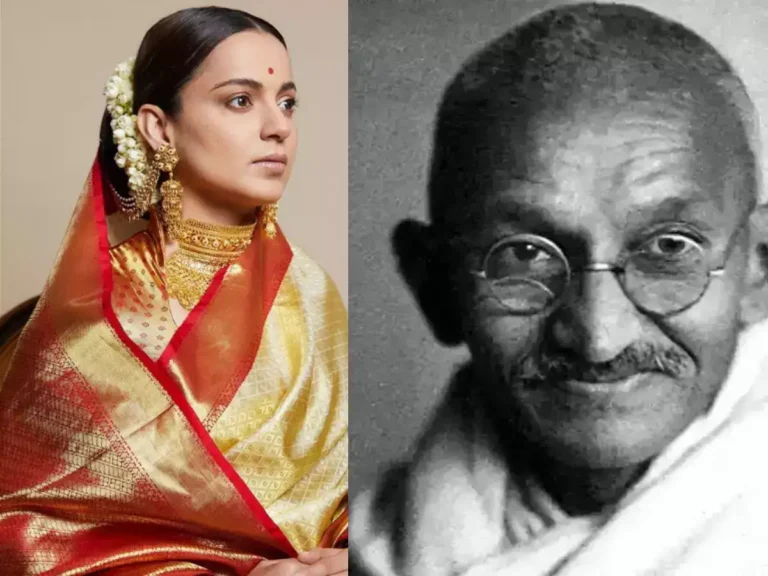 Kangana Ranaut sparks Another Row Downplaying Mahatma Gandhi’s Role