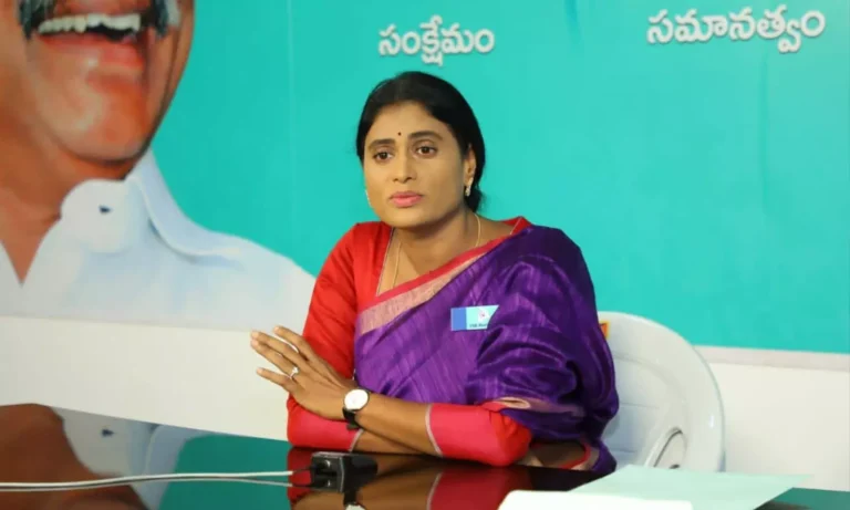 YS Sharmila Criticizes BJP for Favoring Adani