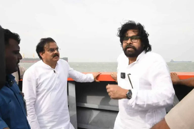 Pawan Kalyan takes charge of Kakinada port, trends nationwide