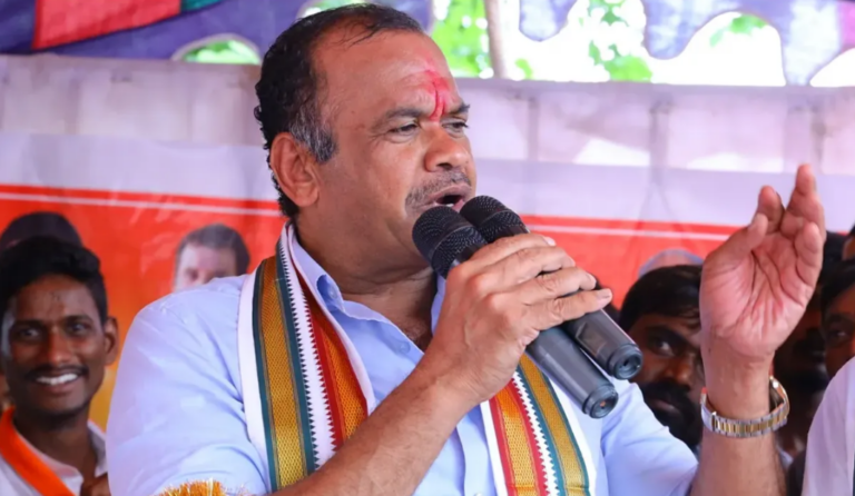 Komatireddy Venkat Reddy calls for PD Act and KTR’s arrest