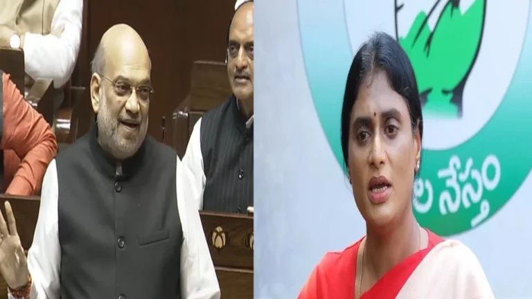 YS Sharmila Slams Amit Shah Over Comments on YSRCP Rule