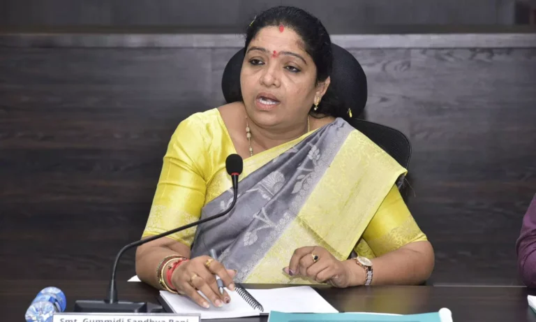 Minister Sandhya Rani warns Jagan people will Thrown Him out If Fails To change His Behavior