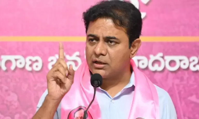 KTR Demand Judicial probe Into SLBC Tunnel Mishap