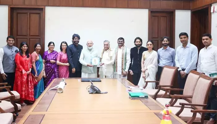 TDP Leadership Fire At MP Lavu Krishnadevaraya For Taking Hero Nagarjuna To PM Modi