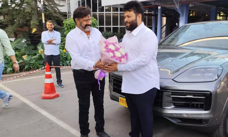 Nandamuri Balakrishna Gifts Thaman a Porsche for Their Successful Collaboration  