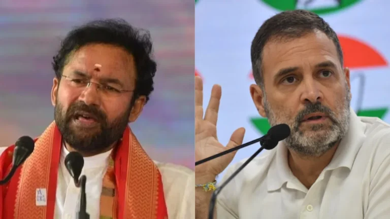 Kishan Reddy Slams Rahul Gandhi, Criticizes Congress Governance In Telangana