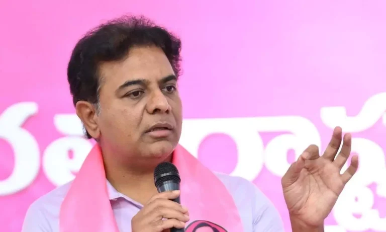 KTR says L&T’s Rejection of NDSA Report on Medigadda Barrage A slap on Both Congress And BJP Governments