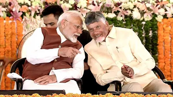 PM Modi silent on center’s Assistance To Amaravati, Chandrababu, Pawan Also calm
