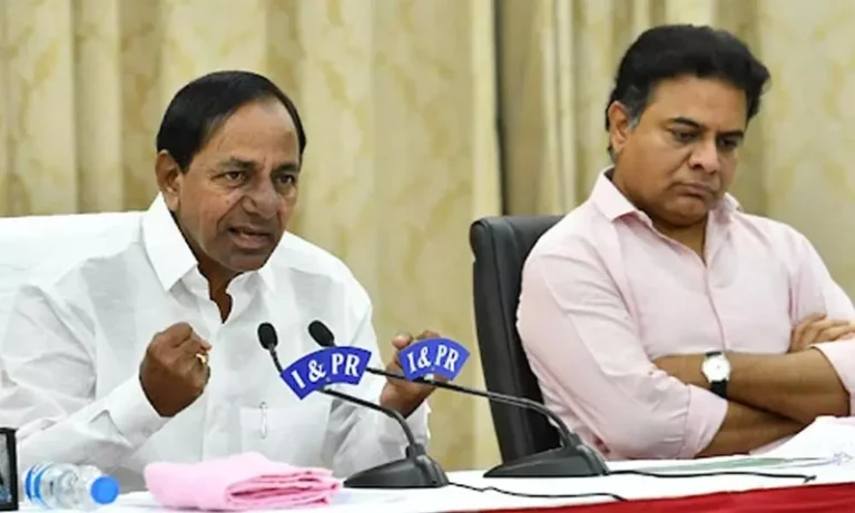 KTR Met BRS chief KCR In The wake of Row over Kavitha’s Letter Leak