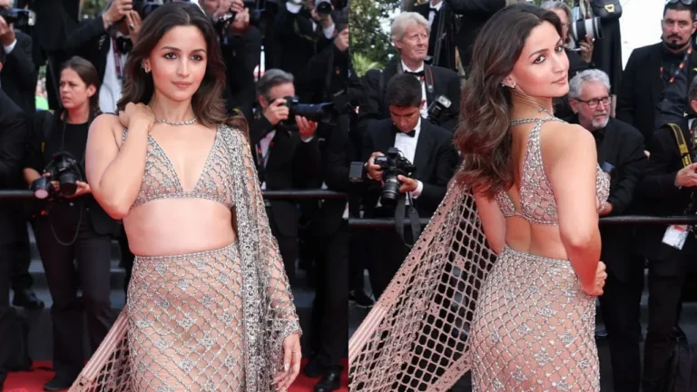 Alia Bhatt Shines In Gucci Saree At Cannes 2025 Closing Ceremony