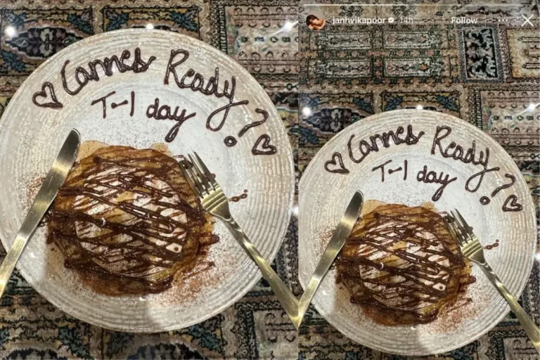 Janhvi Kapoor Shares Food Moments from Cannes Debut