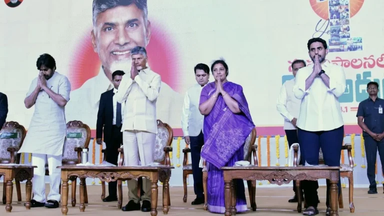 CM Chandrababu says He Has shown what A Double-Engine Government would Look Like